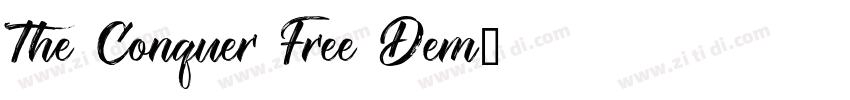 The Conquer Free Dem字体转换